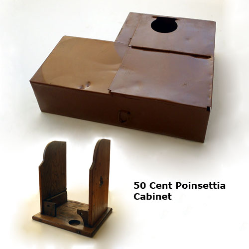 Mills Cash Box--Poinsettia Style