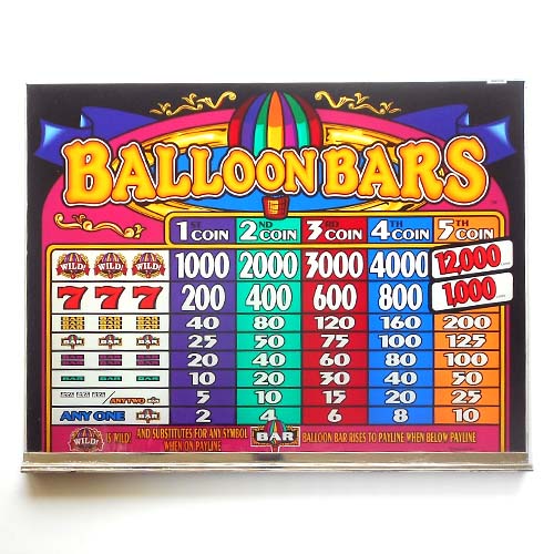 Bally Top Glas--Balloon Bars