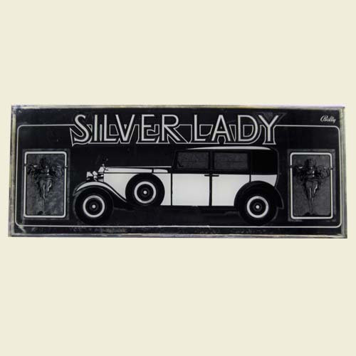 Bally Belly Glass--Silver Lady