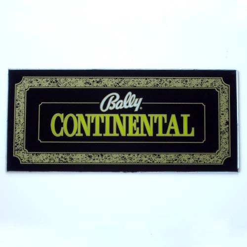 Bally Belly Glass--Continental
